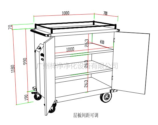 無(wú)菌物品運(yùn)送車、回收車、下送車、電動(dòng)運(yùn)送車、密封車設(shè)計(jì)圖